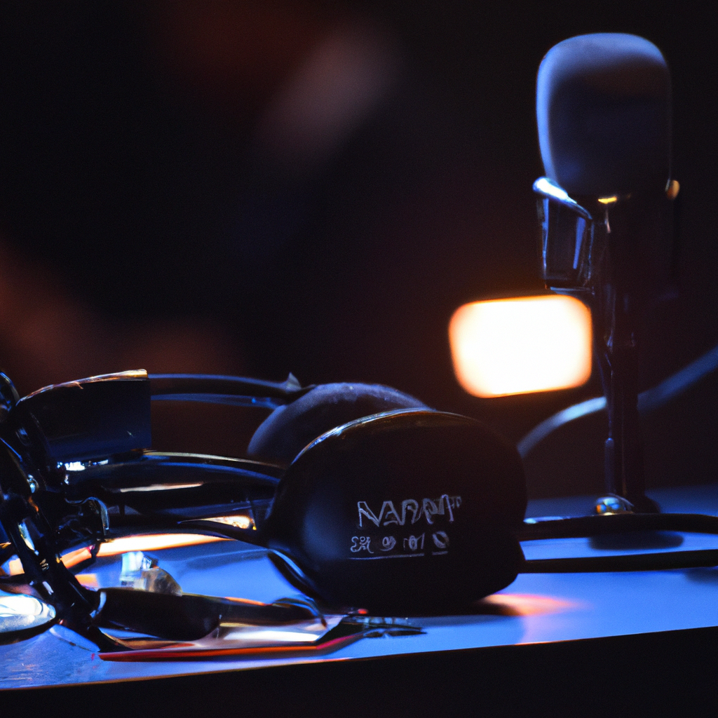 Entrevista con micrófono de solapa